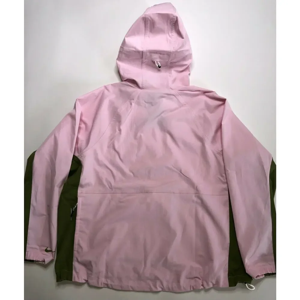 Nike Pink Foam Repel Anorak Golf Jacket CU9663-663 Women's XL